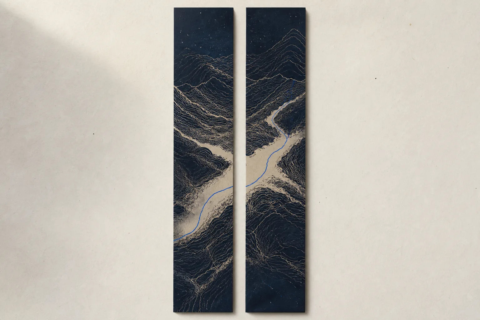 Night topography with shared rhythm