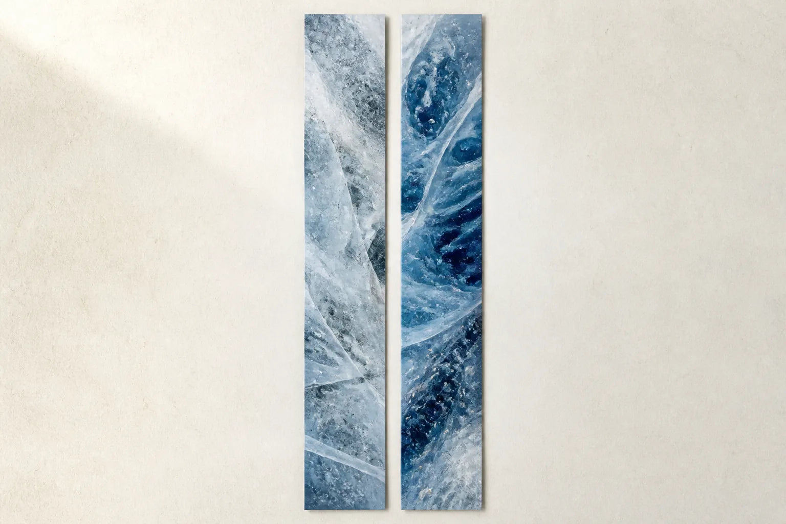 Gletscher-Makro von links nach rechts